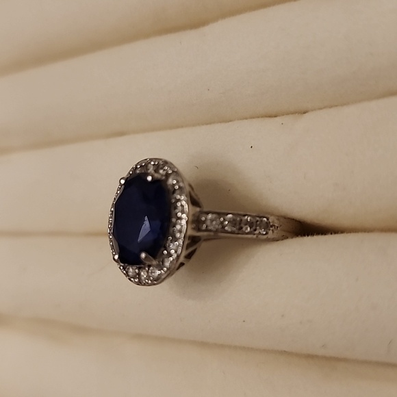 Sapphire and diamond simulant size 7 - Picture 3 of 3